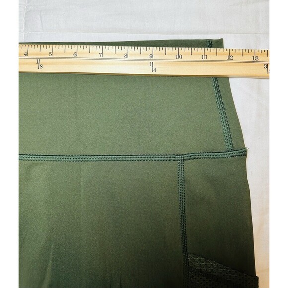 Aerie Offline Green Mesh Pocket 7/8 Leggings Women's SIZE MEDIUM - Picture 8 of 10